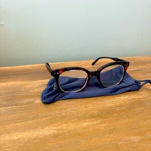 J Crew EyeGlasses Tortoise Frames Blue Light Blocker Lens